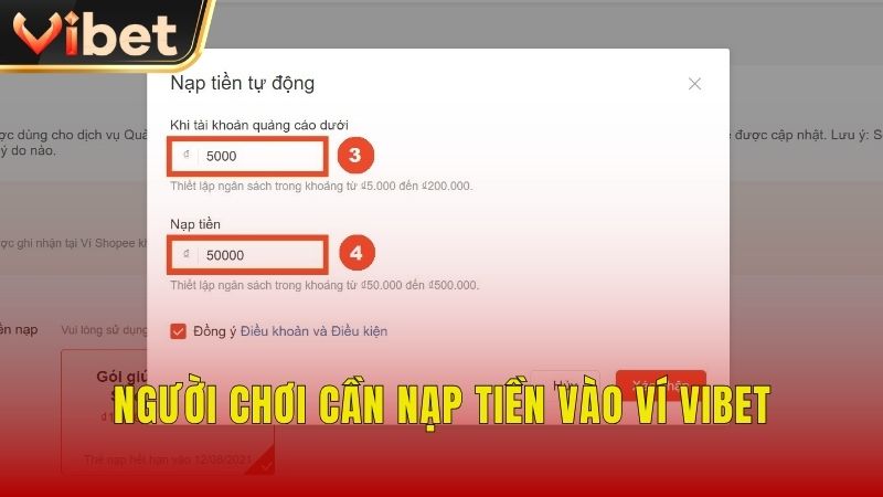Cách nạp tiền vào Vibet chính xác nhất